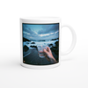 Coastline (With a Blacked-Out Heart) - Ceramic Mug