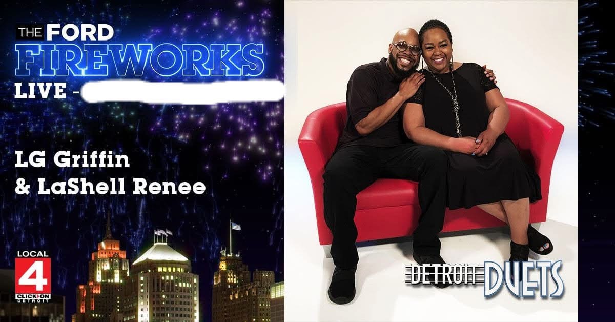 LG Griffin & LaShell Renee — Ford Fireworks / Detroit Duets promotion.