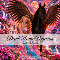 Dark Horse Pegasus by Nicole Pellandini