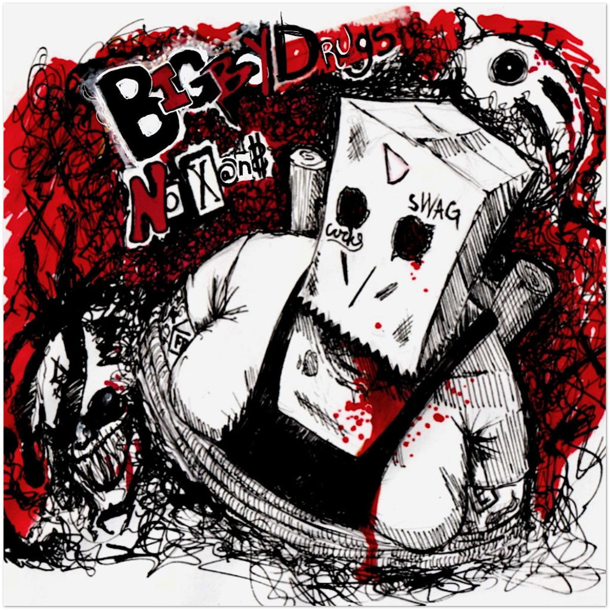 Big Boy Drugs, No Xans (feat. 85 Sicc) - Fine Art Poster