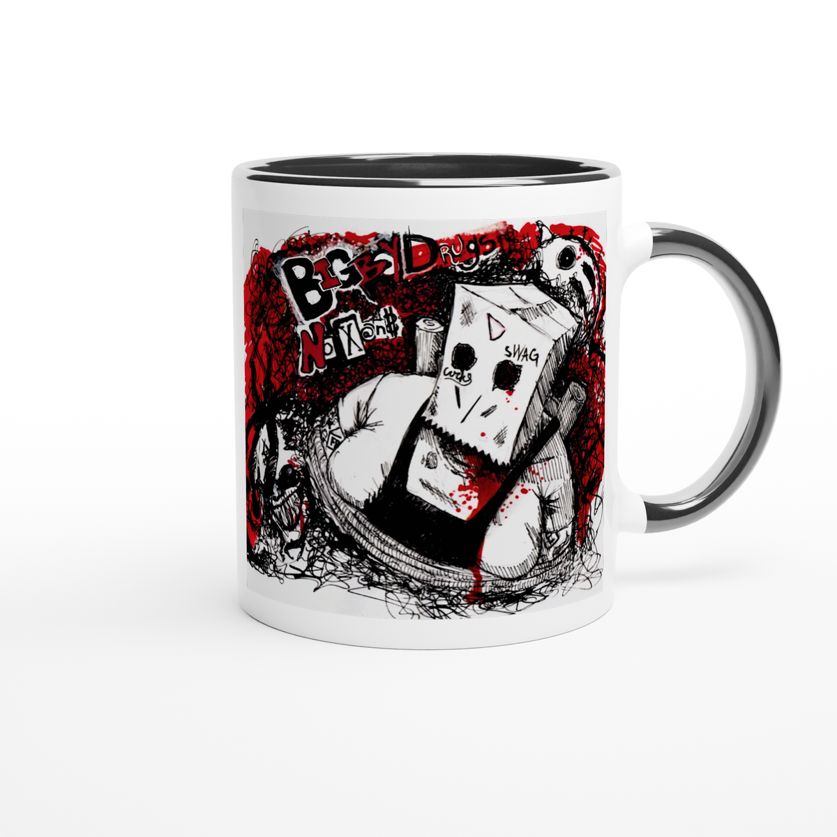 Big Boy Drugs, No Xans (feat. 85 Sicc) - Ceramic Mug