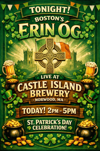 Castle Island Brewery Halfway To St. Patrick's Day!