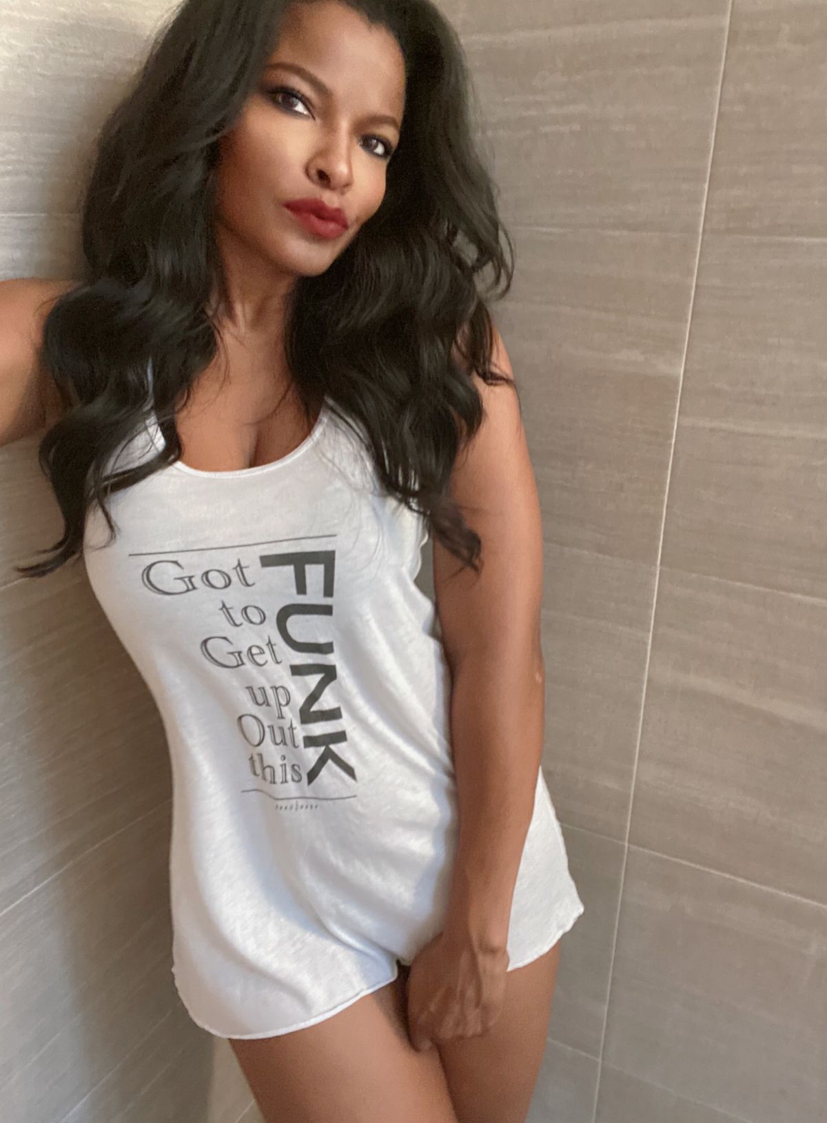 Ladies tank top "Get Up Out This Funk"