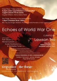Echoes of World War One - Lawson Trio & Guests