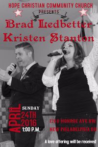 Kristen Stanton with Brad Ledbetter