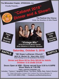 Festival City Chorus 2019 Cabaret