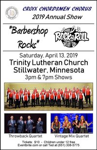 Croix Chordsmen Barbershop Chorus Show