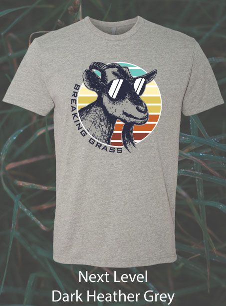Cool Goat T-Shirt in Color: Dark Heather Grey 