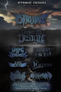 Darker by Design, Of Ruins, Whore of Bethlehem, Imminent Descent, To Every Enemy, Halogen, Athanatos, Death is at Hand