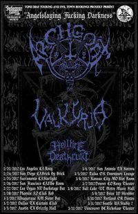 Archgoat, Valkyrja, Hellfire Deathcult, and Whore of Bethlehem