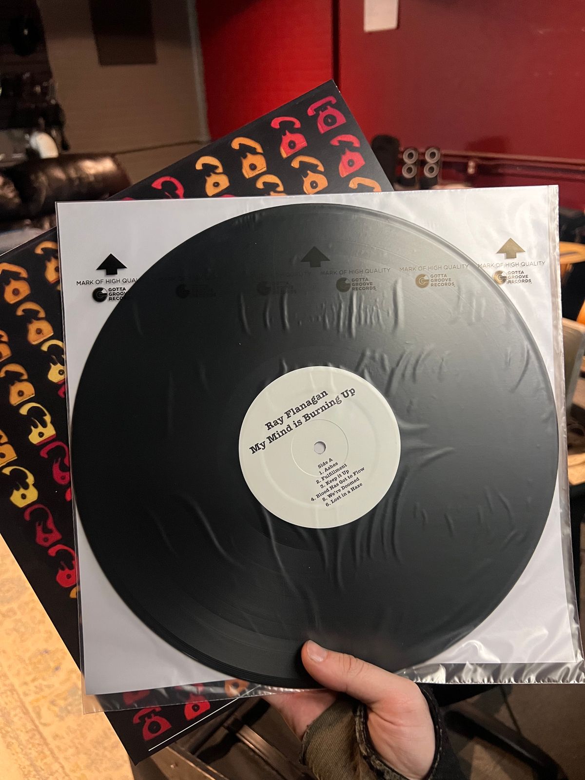 My Mind is Burning Up - Black Vinyl