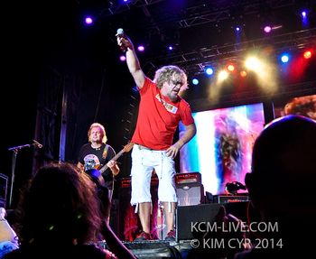 SAMMY HAGAR ROCK THE PARK 2014 PHOTOGRAPHY BY KIM CYR
