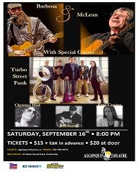 Barbosa and McLean CD Release w/Turbo Street Funk