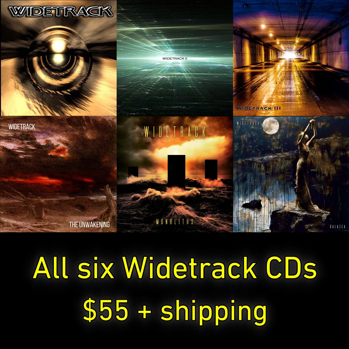 Complete Widetrack CD collection $55 + shipping - CD