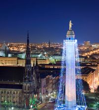 Kristmas plays the Monument Lighting