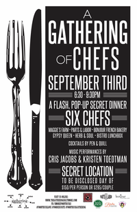 A Gathering of Chefs (Secret Pop Up Dinner)