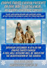 On Our Way to Bethlehem evening of heart felt stories and song!