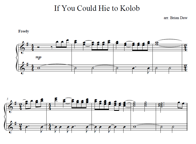If You Could Hie to Kolob
