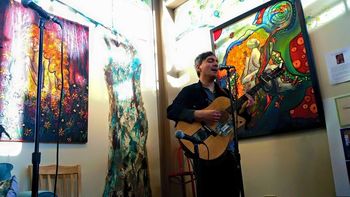 Glas Coffee House in Shawano 4/28/15 /Photo taken by:  Hunter Larsen/ Artwork by: Shanti
