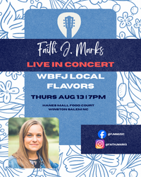 Faith J Marks @ WBFJ Local Flavors 