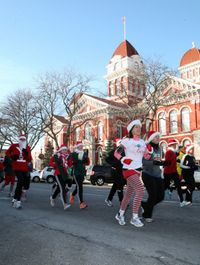 John Fister Christmas!  At the Santa Run...