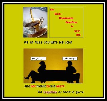 Faith and works are not meant to be apart
