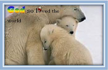 God so loved the world
