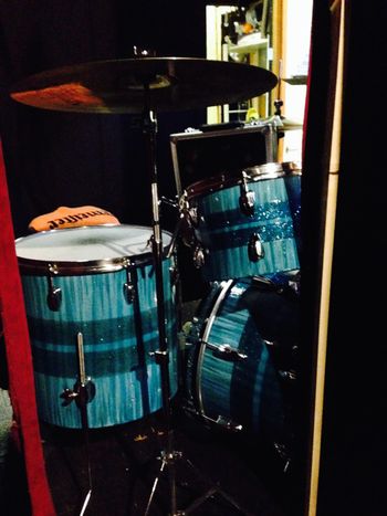 My Vintage Slingerland Kit for the Orchestra in "The Mystery of Edwin Drood" -  Crossley Theatre Hollywood
