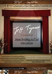 Jeff Tynan's 2-piece band in Wentworth