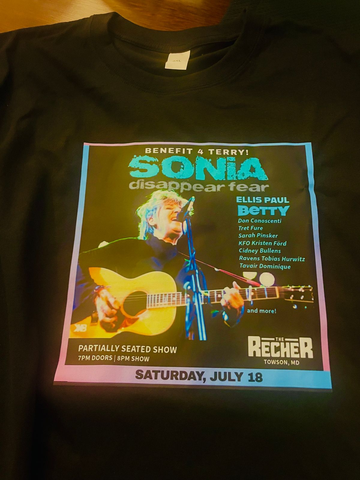 Concert 4 Terry T shirt 
