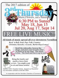 3rd Thursday, Music, Flowers and a Sunset