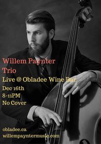 Willem Paynter Trio @ Obladee