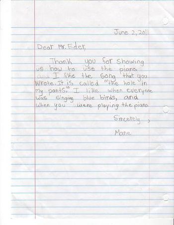Thank you...I like the song you wrote...
