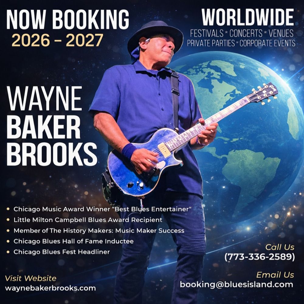 Wayne Baker Brooks Tour Booking