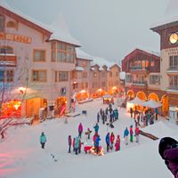 Santa's Alpine Visit