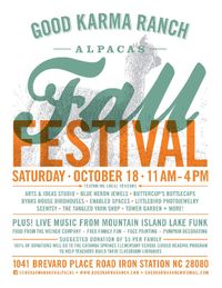 Fall Festival 3rd Anniversary - Good Karma Ranch