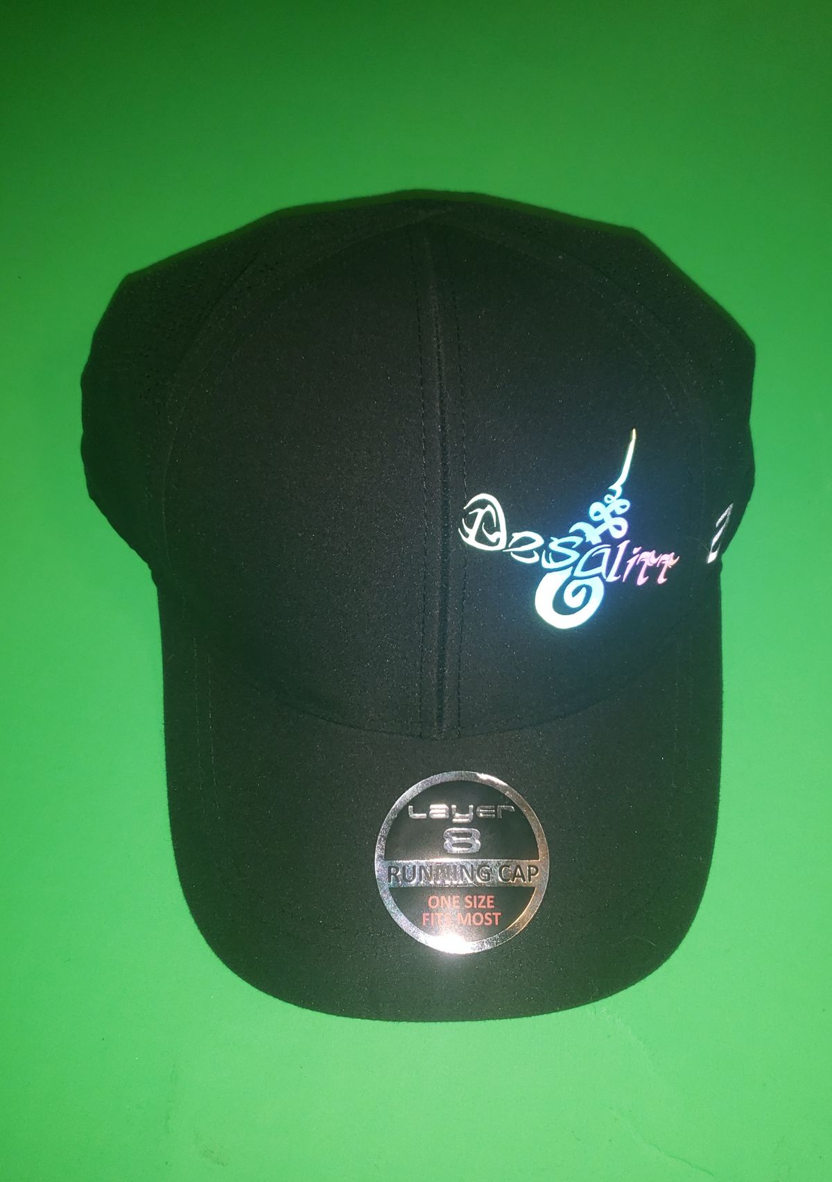 Oil Slick/Reflective Promises Logo Hat