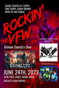 Desalitt,Angels from the Gallows, and Station 4.3.2. at VFV 2402