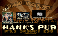 Desalitt, Screaming Evidence, & BiPolar Opposites reunite for a night of Rock/Metal at Hanks Pub!