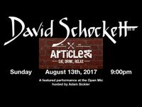 David Schockett Featured at Article 24 Open Mic