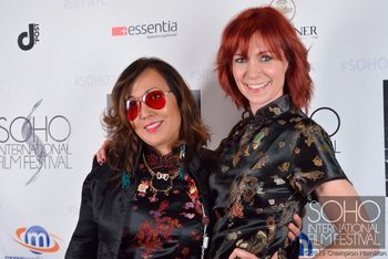 With Carrie at our film premiere
