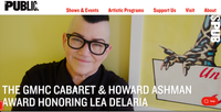 GMHC Cabaret and  Howard Ashman Award Honoring Lea DeLaria