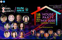 Model Majority and HAPA mag house party