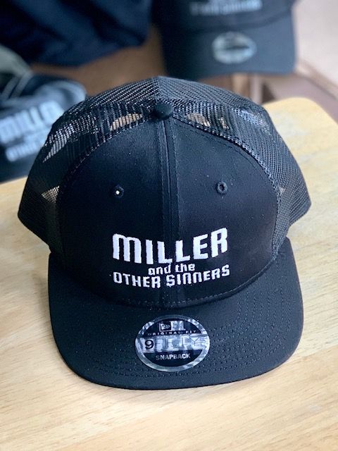 Trucker Hat - Black "New Era" - Adjustable - One Size Fits All