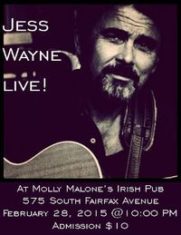 Jess Wayne Live at Molly Malone's