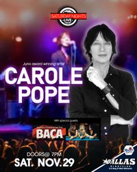 Carole Pope and Band