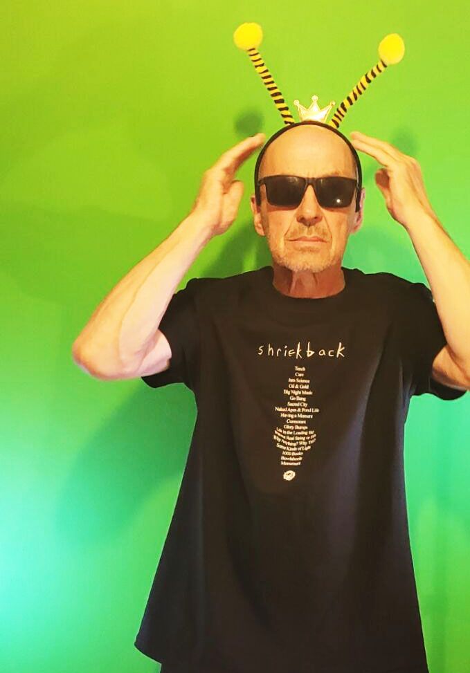 T shirt Shriekback album list (in BLACK)