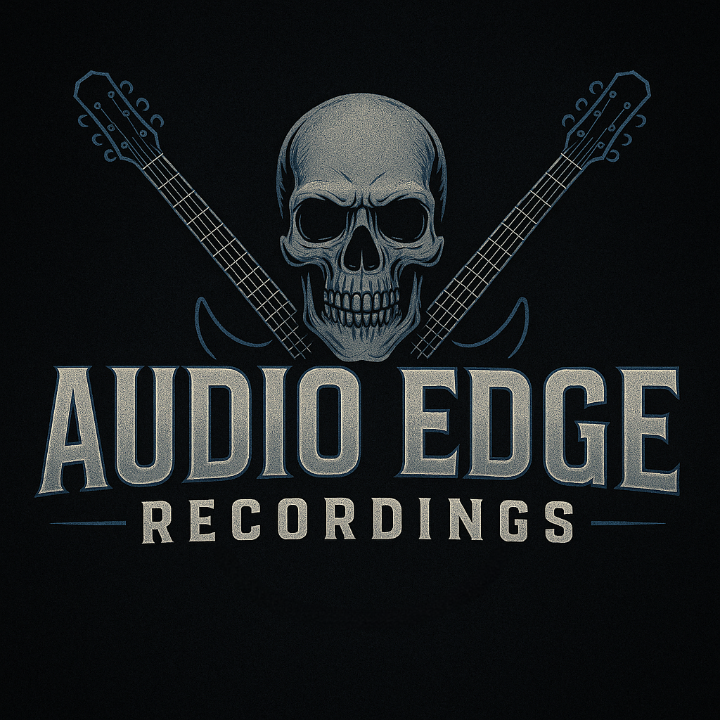 Recording studio interior for Audio Edge Recordings