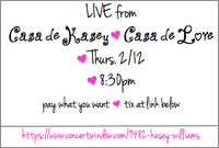 Kasey Williams live on Concert Window