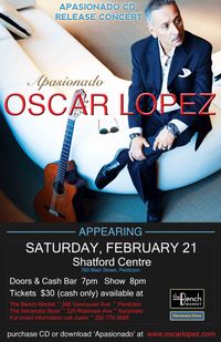 Oscar Lopez "Apasionado" CD Release Concert